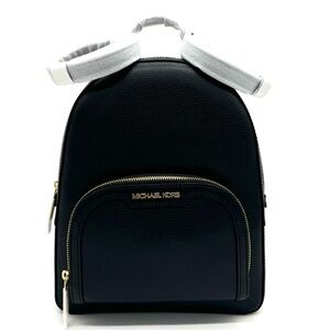 Michael Kors Medium Jaycee Backpack Black/Gold